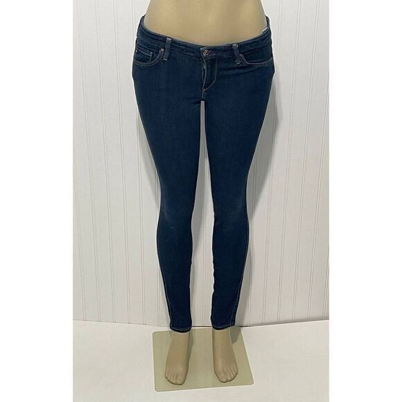 AG Adriano Goldschmied Super Skinny Legging Jeans Dark Wash Mid‎ Rise Women's 27 - Picture 15 of 15